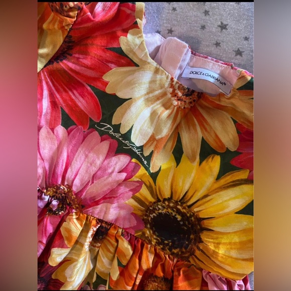 Baby Dolce&Gabbana floral dress, size 12-18 months old - Picture 2 of 3